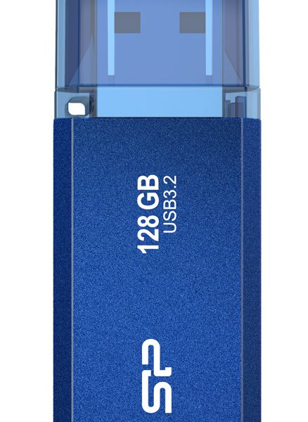 SILICON POWER USB Flash Drive Helios 202, 128GB, USB 3.2, μπλε