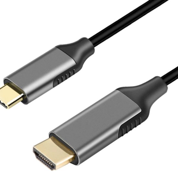 POWERTECH καλώδιο USB-C σε HDMI PTH-074, 8K, 1.8m, μαύρο