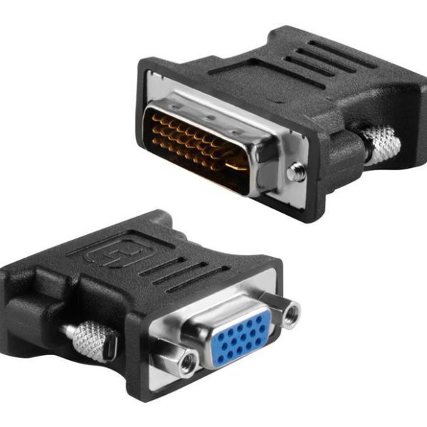 POWERTECH αντάπτορας VGA θηλυκό σε DVI 24+1 αρσενικό CAB-G036, μαύρος