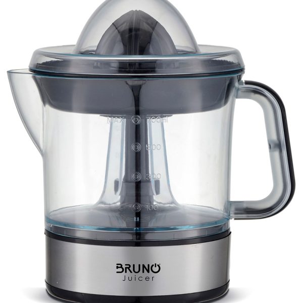 BRUNO ηλεκτρικός στίφτης BRN-0095 με χωρητικότητα 700ml, 40W, inox-μαύρο