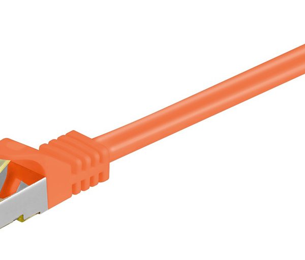GOOBAY καλώδιο S/FTP CAT 7 91570, AWG 26/7, copper, 0.25m, πορτοκαλί