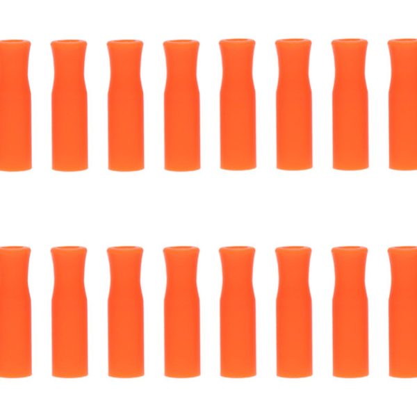 POWERTECH στόμιο σιλικόνης για μεταλλικά καλαμάκια CLN-0046, 20τμχ