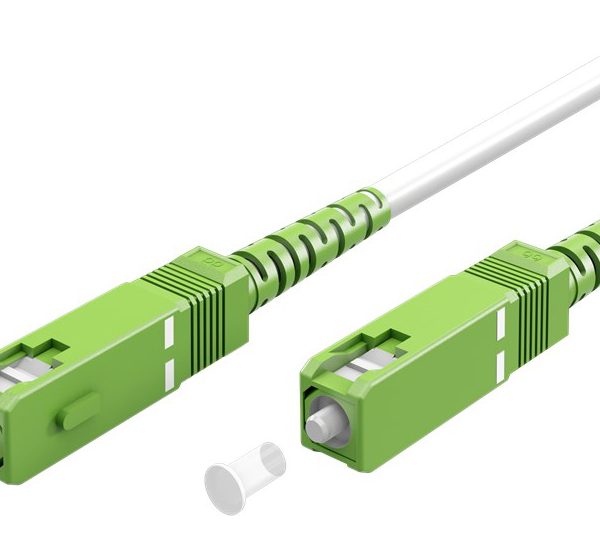 GOOBAY καλώδιο οπτικής ίνας SC-APC 59596, Singlemode OS2, 3m, λευκό