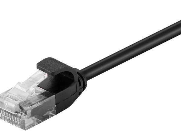 POWERTECH καλώδιο δικτύου CAB-N304, Cat 6 U/UTP, slim, copper, 2m, μαύρο