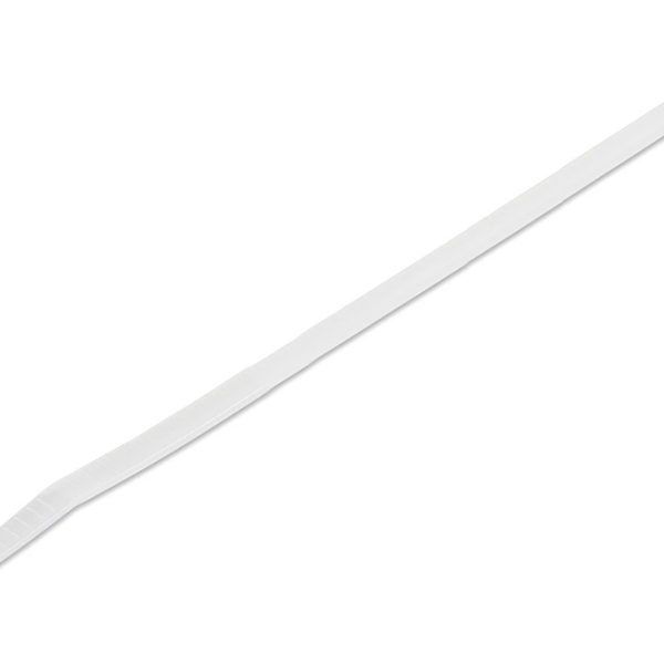 POWERTECH δεματικά καλωδίων TIES-057, 350x4.8mm, λευκά, 100τμχ