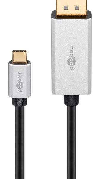 GOOBAY καλώδιο USB-C σε DisplayPort 60176, HDR, 8K, copper, 2m, μαύρο