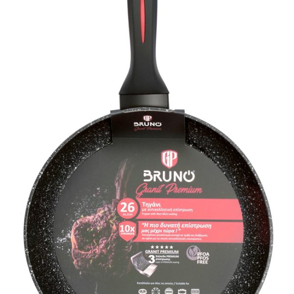 BRUNO τηγάνι Granit Premium BRN-0113 με αντικολλητική επίστρωση, 26cm