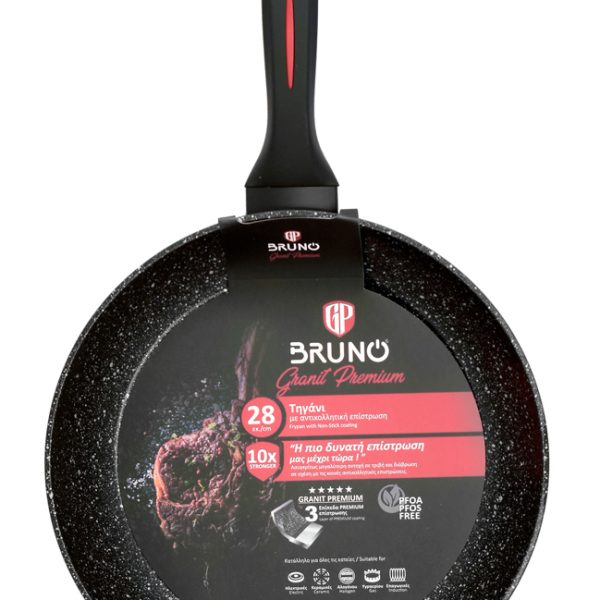 BRUNO τηγάνι Granit Premium BRN-0114 με αντικολλητική επίστρωση, 28cm