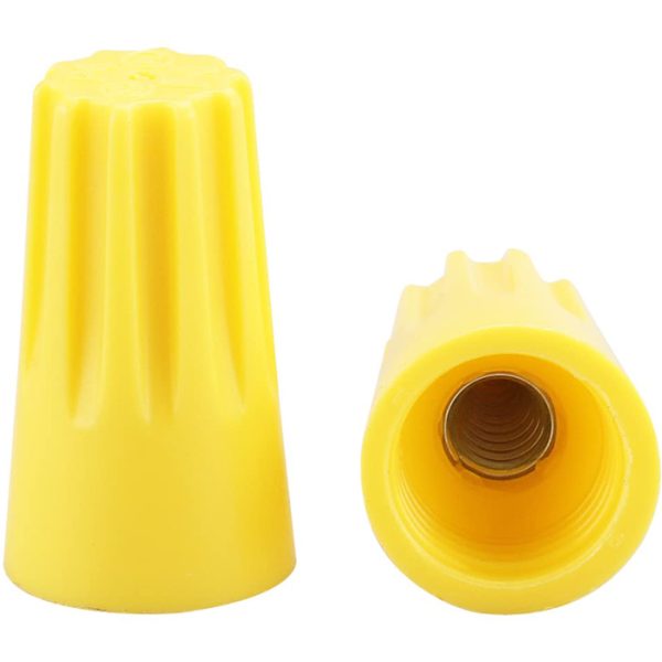 Σύνδεσμος καλωδίου twist-on P4 TOOL-0081, Φ14mmx24.6mm, κίτρινος, 25τμχ