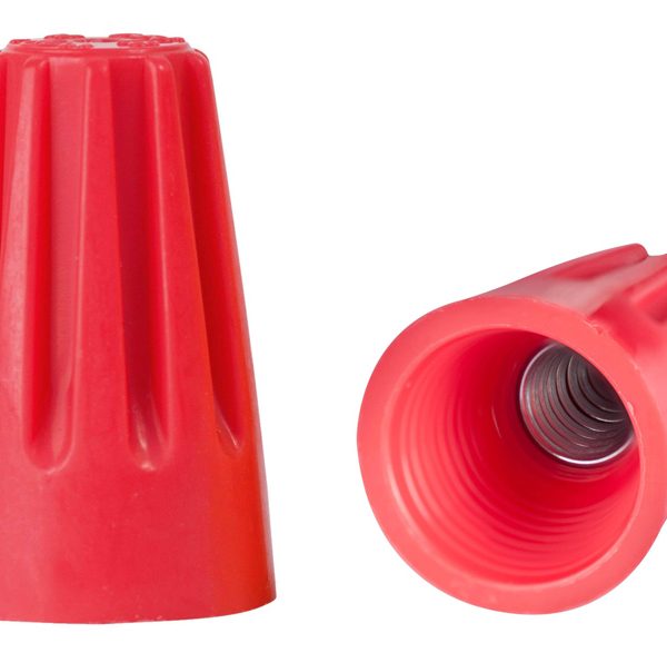 Σύνδεσμος καλωδίου twist-on P1 TOOL-0085, Φ8.6mmx15.2mm, κόκκινος, 25τμχ