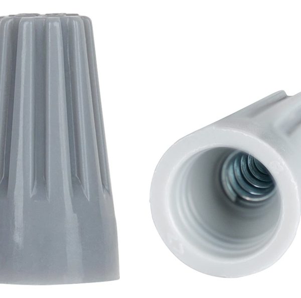 Σύνδεσμος καλωδίου twist-on P1 TOOL-0086, Φ8.6mmx15.2mm, γκρι, 25τμχ