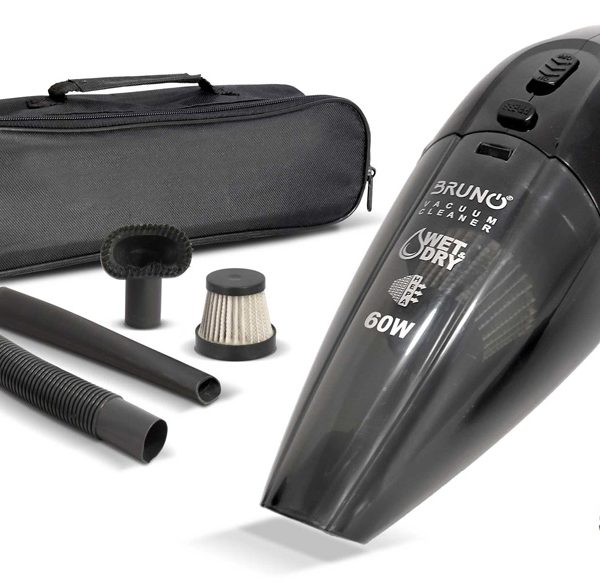 BRUNO σκουπάκι αυτοκινήτου υγρών & στερεών BRN-0126 12V 60W, φίλτρο HEPA