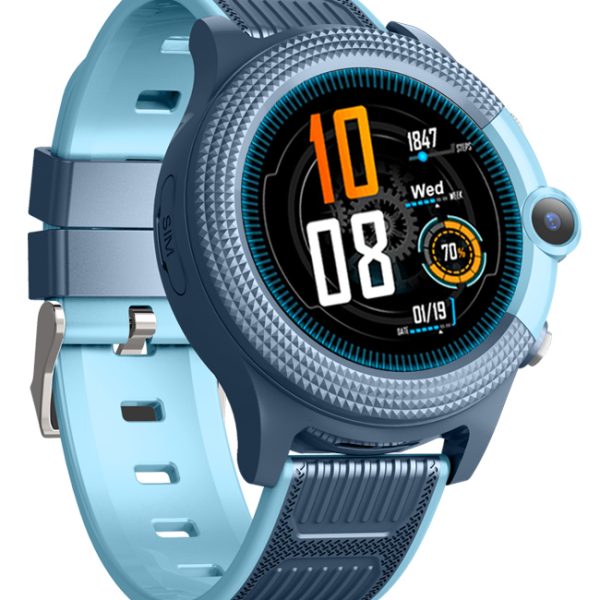INTIME GPS smartwatch για παιδιά IT-052, 1.28", camera, 4G, IPX7, μπλε