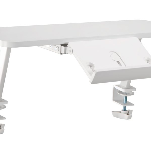 BRATECK ράφι παιδικού γραφείου E611 με βάση βιβλίου, 60x214x295mm, λευκό