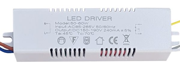 LED Driver SPHLL-DRIVER-001, 50-60W, 2x3x12cm