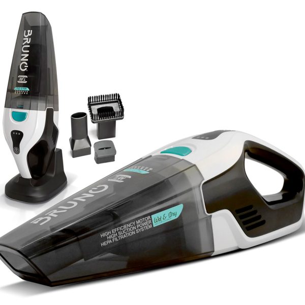 BRUNO σκουπάκι υγρών & στερεών BRN-0131, επαναφορτιζόμενο, φίλτρο HEPA