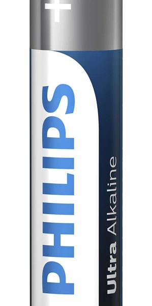 PHILIPS Ultra αλκαλικές μπαταρίες LR03E1BK/00, AAA LR03 1.5V, 500τμχ