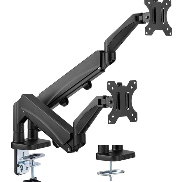 BRATECK βάση γραφείου για 2x οθόνες LDT56-C024, 17-32", έως 9kg
