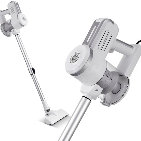 BRUNO ηλεκτρική σκούπα 2 σε 1 BRN-0133, 600W, λευκή-ασημί