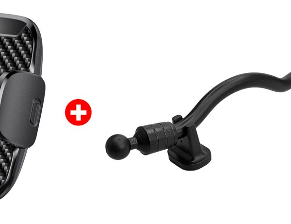 POWERTECH βάση smartphone αυτοκινήτου για ταμπλό BNDL-0157, μαύρη