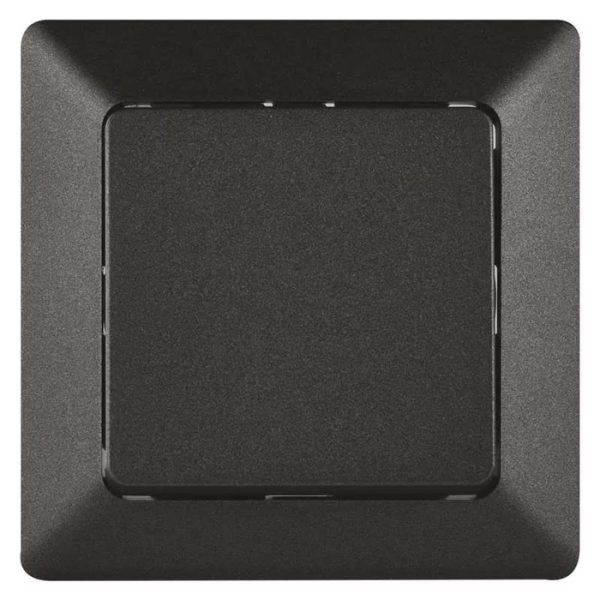 EMOS μπουτόν κουδουνιού/κλιμακοστάσιου A6100.9, μονό, 1/0, 10A, μαύρο