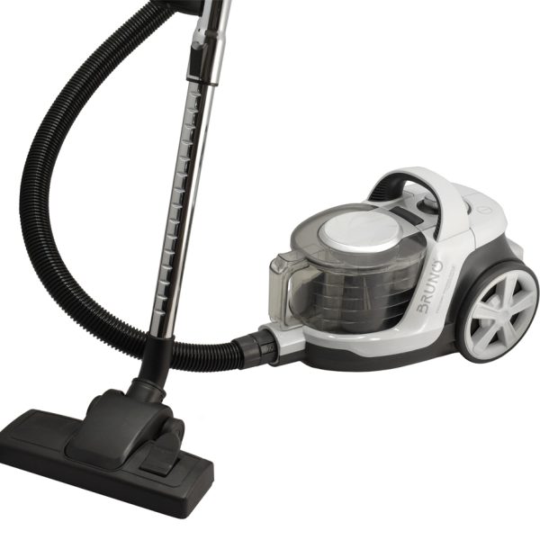 BRUNO ηλεκτρική σκούπα BRN-0137, 800W, 3lt, κυκλωνική, λευκή