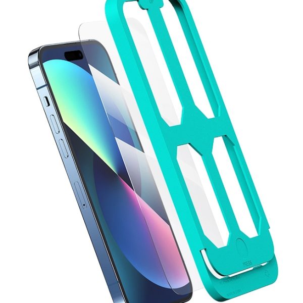 USAMS tempered glass με kit τοποθέτησης, iPhone 12/13 Pro Max & 14 Plus