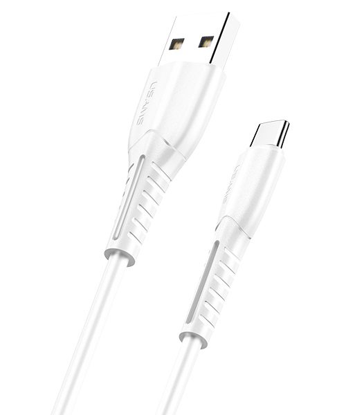 USAMS καλώδιο USB-C σε USB US-SJ366, 2A, 1m, λευκό