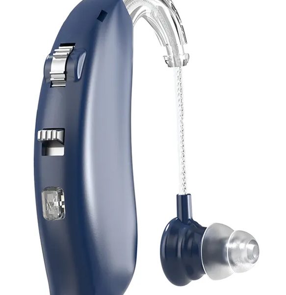 POWERTECH ακουστικό βαρηκοΐας PT-1096, επαναφορτιζόμενο, Bluetooth, μπλε