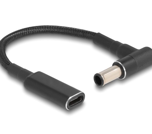 POWERTECH καλώδιο τροφοδοσίας CAB-UC065, USB-C σε Sony 6.0x4.3mm, μαύρο