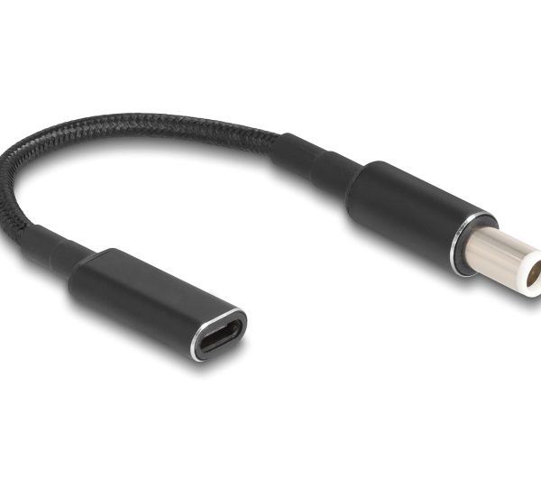 POWERTECH καλώδιο τροφοδοσίας CAB-UC071, USB-C σε Dell 7.4x5.0mm, μαύρο