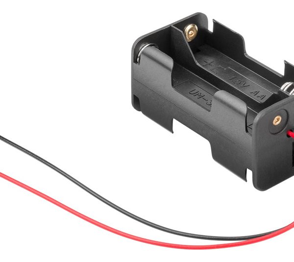 GOOBAY θήκη μπαταρίας 11472 για 4x AA μπαταρίες, μαύρη