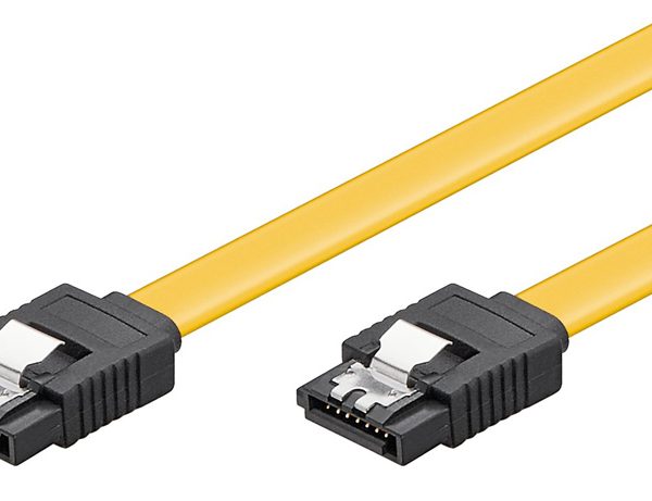 GOOBAY καλώδιο SATA 95021, 6Gbps, 0.5m, κίτρινο