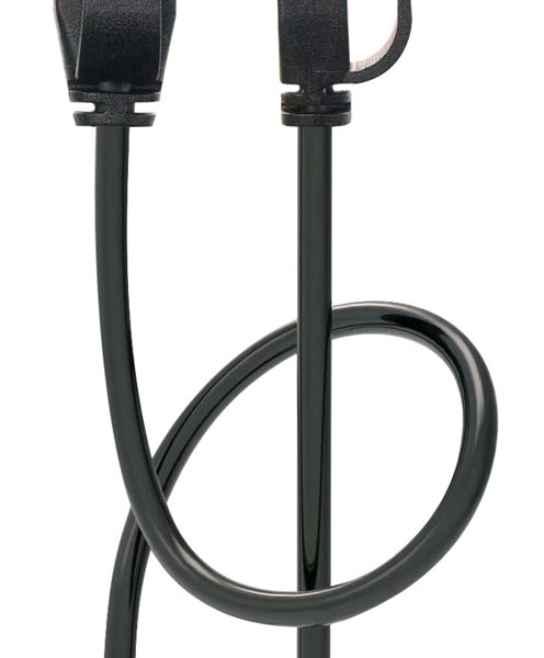 POWERTECH καλώδιο δικτύου PTR-0143 Cat 6a U/UTP, copper, slim, 2m, μαύρο