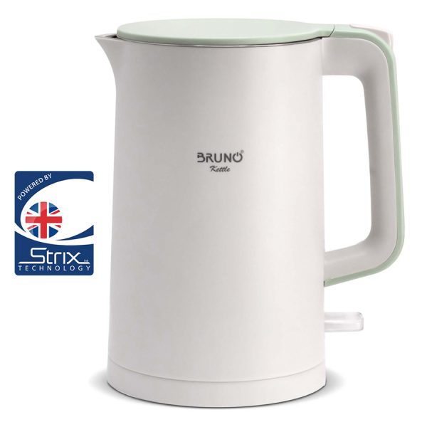 BRUNO βραστήρας BRN-0140 με διπλό τοίχωμα, 1.7L, Strix, 2200W, λευκός