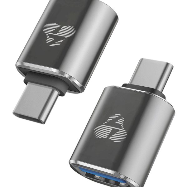 POWERTECH αντάπτορας USB-C σε USB 3.0 PTR-0148, 10 Gbps, 60W, γκρι