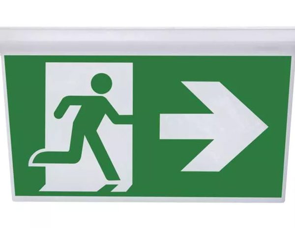 EMOS κάλυμμα φωτιστικού με σήμανση έκτακτης ανάγκης ZN1112, IP65