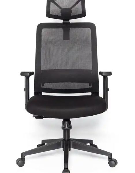 POWERTECH καρέκλα γραφείου PT-1140 με μπράτσα, ρυθμιζόμενη, μαύρη