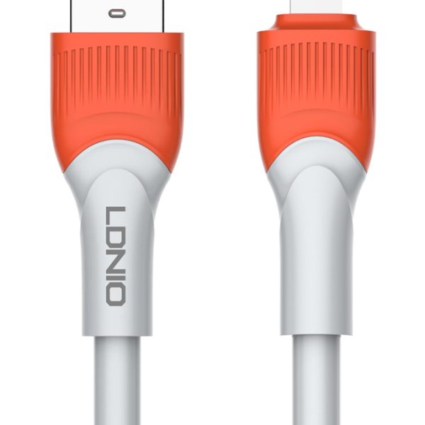LDNIO καλώδιο Lightning σε USB LS601, 30W, 1m, γκρι
