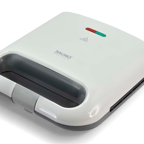 BRUNO τοστιέρα BRN-0164, 2 θέσεων, 800W, αντικολλητικές πλάκες, λευκή