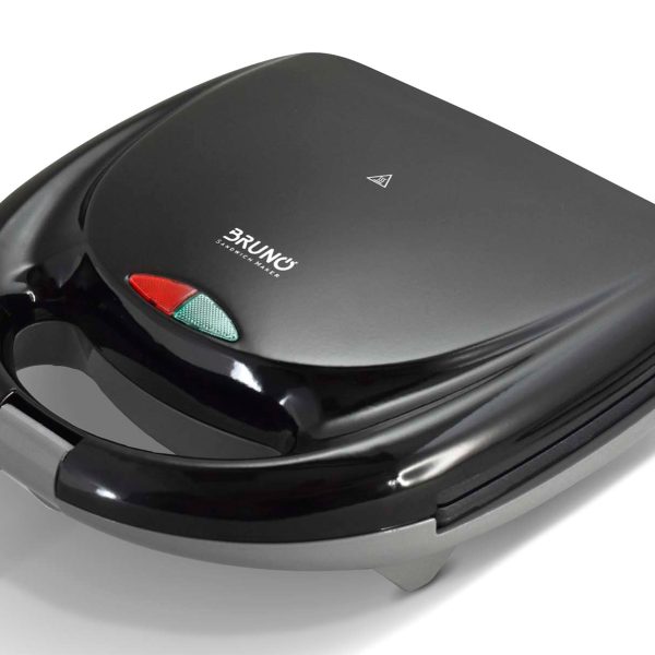 BRUNO τοστιέρα BRN-0167, 2 θέσεων, 800W, αντικολλητικές πλάκες, μαύρη