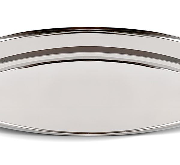 BRUNO Ανοξείδωτη πιατέλα σερβιρίσματος οβάλ 35εκ. BRN-0177