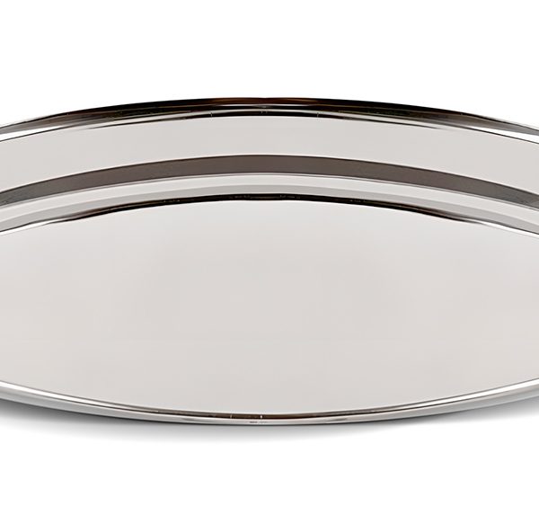 BRUNO Ανοξείδωτη πιατέλα σερβιρίσματος οβάλ 40εκ. BRN-0178