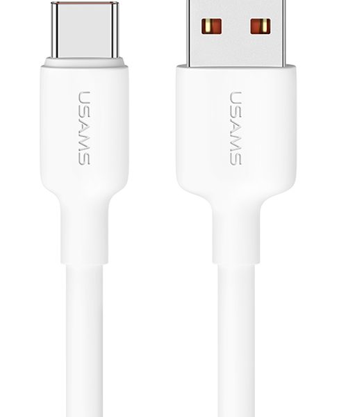 USAMS καλώδιο USB-C σε USB US-SJ601, 3A, 1m, λευκό