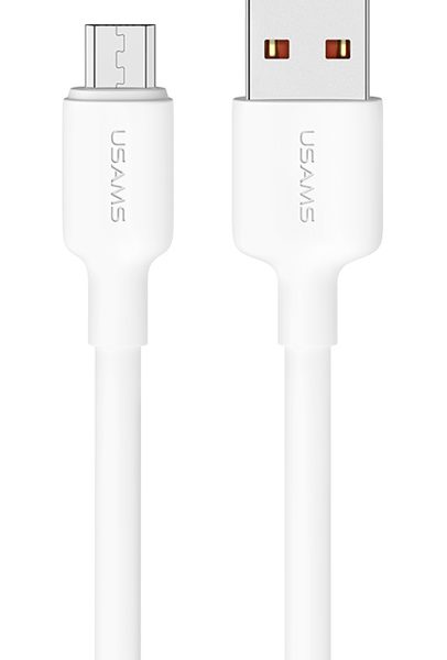 USAMS καλώδιο micro USB σε USB US-SJ607, 2A, 1m, λευκό