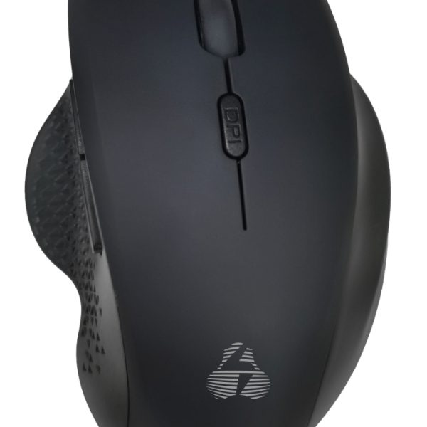 POWERTECH ασύρματο ποντίκι PT-1165, 2.4GHz & Bluetooth, 1600DPI, μαύρο