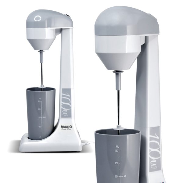 BRUNO Φραπεδιέρα επιτραπέζια BRN-0182 100W με δοχείο 450ml, λευκή-γκρι