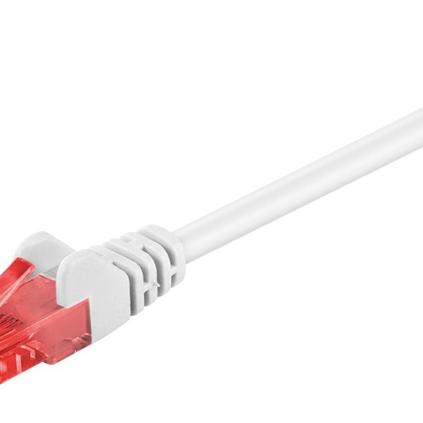 GOOBAY καλώδιο δικτύου 68635, CAT 6 U/UTP, CCA, 2m, λευκό