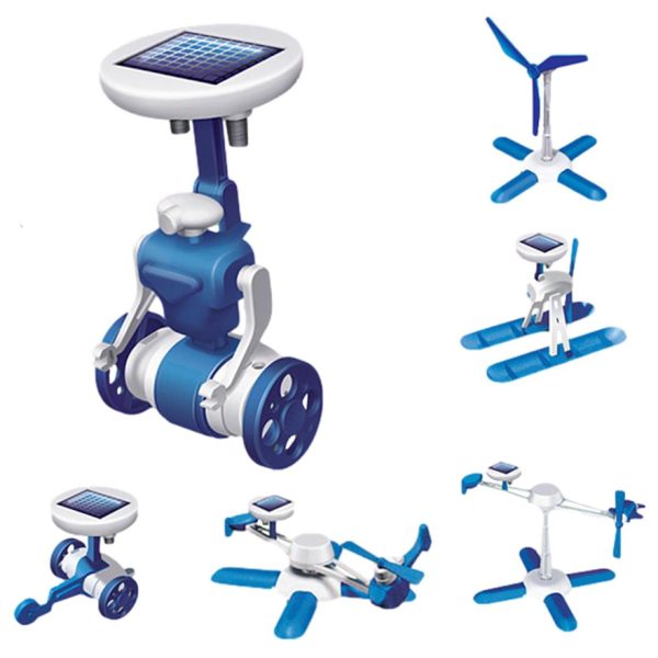 Κιτ κατασκευής ηλιακού οχήματος/ρομπότ AG211D, 6 σε 1