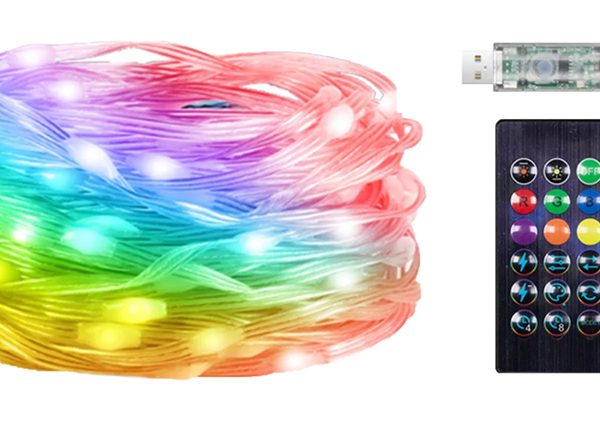 POWERTECH smart LED καλωδιοταινία HLL-0131, RGB, IP44, Bluetooth, 10m